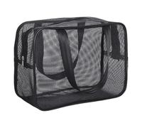 Mesh Shower Caddy Tote Bag Cosmetic Storage Bag Multifunctional Shower Bag Large Capacity Portable Toiletry Organizer(M)