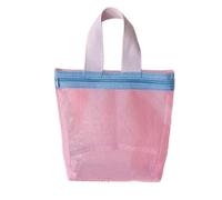 Mesh Shower Caddys Bag Portable Hanging Toiletry with Zipper Toiletry Beach for Travel Gym Camping Swimming Bathroom Tub Shower Bath Hanging Mesh Organizer Storage Bag