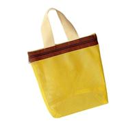 Mesh Shower Caddys Bag Toted Bag for Women Travel Cosmetic Bag Foldable Summer Beach Clutch Handbag