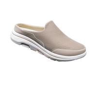Mesh Slip On Mules for Men,Mens Open Back Sneakers,Outdoor All-Match Casual Mule Open Back Sneakers,Mens Backless Trainers,Breathable,Mesh,Casual,for Hiking,Camping,Hiking and Backpacking Khaki