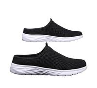 Mesh Slippers Men's Orthopaedic Mules Front Closed Back Open Shoes Slip On Comfortable House Mules Lightweight Breathable Summer Garden Shoes for Indoor and Outdoor Use