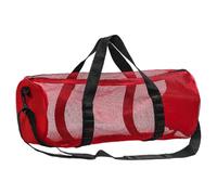 Mesh Snorkel Bag With Zipper Folding Beach Pocket Extra Foldable Cylinder Shape - Waterproof Carry Bag For Snorkeling, Javelin Fishing & Free Diving | L