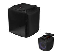 Mesh Speaker Protective Cover Sleeve for JBL PartyBox Encore Essential Speaker Fabric Full Cover Dust Shield Side Magic Tape Opening Secure Elastic Bands Magic Tape Attachment