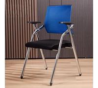 Mesh Stackable Conference Chairs with Arms Office Recept & Meeting Chairs Blue Bouncing Back Design for t and Support