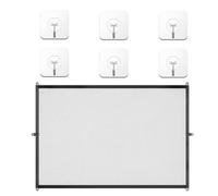 Mesh Stair Gate, Stair Gates for Dogs with 6 Hooks, Portable Dog Gate, Portable Pet Gate for Small to Medium Dogs, Baby Gates for Stairs, Rooms and Travel, for Doorways,Corridors,Interiors