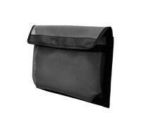 Mesh Storage Bag for Boat - Self Adhesive Loop Hook Closure, Large Capacity Tool Holder, Breathable Polyester Pouch Technology + Visibility, Sturdy Package, Black, Please refer to the description