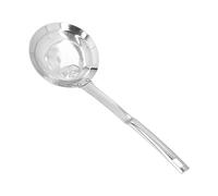 Mesh Strainer Skimmer, 304 Stainless Steel Fine Mesh Residue Oil Food Strainer Kitchen Tool for Soup Stock Gravy