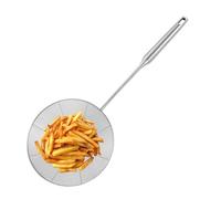 Mesh Strainer Spider Spoon - Cooking Skimmer Hot Pot Strainer Tool | Stainless Steel Drip Tool with Handle, Oil and Water Separating Spoon, Essential Roasting Prep Equipment for Culin