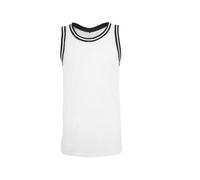 Mesh tank top Build Your Brand Blanc XL