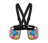 Mesh Tote Bag, Mesh Beach Bag Tote - Large Capacity Mesh Backpack | Shoulder Strap Included Travel Travel Holiday Supplies for Sports Dance, Black, Se référer à la description