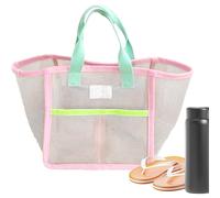 Mesh Tote Bag,Waterproof Lightweight Beach Bag - Quick Drying Reusable Pouch Handbag Organizer For Vacation Summer Pool Swim Cruise Picnic Gym