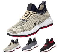 Mesh Trainers Slip On,Running Trainers Unisex,Trekking & Hiking Boots Breathable Lightweight Sneaker Basketball Shoes with Slip On Memory Foam Classical Arch Support & Shock Absorption Footwear Khaki