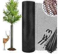 Mesh Tree Guard Trunk Protectors,00x40cm Reusable Plastic Mesh Fencing,Pet Dog Cat Poultry Breeding Netting Garden Balcony Protection Net For Home Gardening Decoration,Chicken Wire Mesh,3