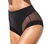 Mesh Underwear Women, Tummy Control Knickers High Waist Transparent Ladies Full Briefs Super Stretchy Soft Pants Underpants Comfy Hipster for Daily Wear