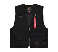 Mesh Utility Vest - male - Alpha Industries - Waistcoats - Black - M - Jackets M