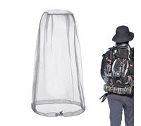 Mesh Veil Bucket Hats Breathable Protective Drawstring Fly Net | Mesh Fly Head Net Bucket Hats for Outdoor Fishing Camping Hiking Travel