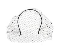 Mesh Veil Headband - Retro Wedding Cloud Headband for Women, Hair Accessories Lightweight Versatile Daily Travel Tea Party