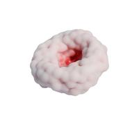 Mesh Vent Stress Relief Ball, Firm Sensory Squeeze Toy for Deep Stress Relief, Durable Hand Exercise Fidget for Adults (Red)