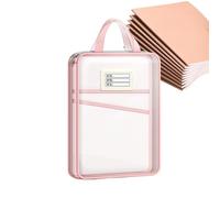 Mesh Zipper Case, A4 Reusable L Shape Portable Document Organizer Bag Stationery Bag for School, Board Games, Puzzle, Travel, Home, Students, Receipts, Letters
