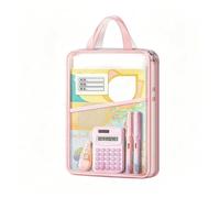 Mesh Zipper Pouch | Reusable File Pouch Organizer Folder - Zipper Bags for Organizing,for Office School Board Games Puzzles Travel Classroom Home Student Homework Project Receipt Paper