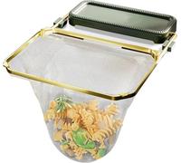 Meshmate Waste Rack | Foldable Sink Strainer Basket | Kitchen Sink Drain Strainer with 100 Filter Mesh Bag | Mesh Waste Rack | Sink Food Catcher for Leftover Collection and Preventing Sink Clogging