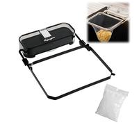 Meshmate Waste Rack, Kitchen sink water filter Rotatable Foldable Kitchen Sink Strainer with 150PCS Filter Mesh Bags, Waste Rack for Sink, Food Residue Catcher, Prevent Sink Clogging, Sink Filter