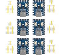 Meshnology 6PCS RP2040-Zero Microcontroller, USB-C PICO Development Board Compatible with Rasp Berry P i & DIY Projects
