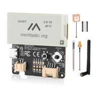 Meshnology Wio Tracker L1 Board SX1262 nRF52840 for Ar duino Meshtastic LoRa, Blue Tooth 5.0 GPS GNSS, 1.3" OLED, Support Battery Type-C and Solar Charge, Power Efficiency & Rich Interface (2 Pack)