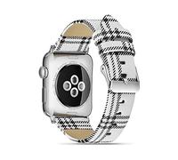 MeShow Replacement Strap with Silver Metal Adapter Compatible with Apple Watch Series 7 SE 6 5 4 3 2 1(N)(Not Fit for iWACH 42mm/44mm)