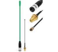 Meshtastic LoRa Antenna 868MHz 10dBi Gain - Omni SMA Male Connector 17cm Long Range Soft Whip Antenna (Green)