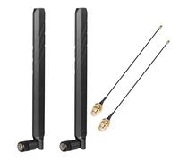 Meshtastic LoRa Long Range Antenna with SMA Male Connector for LORA32 915MHz ESP32 Heltec V3 V4 RAK LoRa OLED Board + 15cm IPEX Extension Cable（2 Sets）, Eifagur
