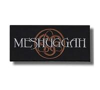 Meshuggah Band Patch - Black, Rectangular, Decorative Patch - Iron On Applique - Polyester - 1 Piece