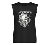 Meshuggah Spine Head Rock Metal Vest Tank T-Shirt Cotton Men Black Sleeveless Tee L