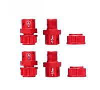 Mesimsple Alum +10mm Wide Wheel Hex Hub for Arrma 1/7 Mojave Infraction Felony Limitless Fireteam 1/8 Kraton Outcast 6S BLX & EXB Series Upgrade Parts Red