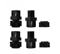 Mesimsple Alum +10mm Wide Wheel Hex Hub for Arrma 1/7 Mojave Infraction Felony Limitless Fireteam 1/8 Kraton Outcast 6S BLX & EXB Series Upgrade Parts Black
