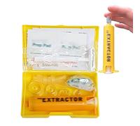 MESINURS Snake Bite First Aid Kits, Emergency Veno-m Extractor Suction Pump, Sting Self-Help Supplies for Outdoor Camping, Hiking, Hunting, White