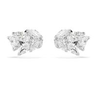 Mesmera ear cuffs, Marquise cut, White, Rhodium plated