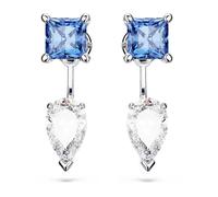 Swarovski Mesmera Earrings Stainless Steel 5665767 - Woman - Stainless Steel Blue/White 19 mm
