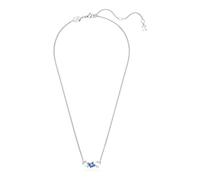 Mesmera pendant, Mixed cuts, Blue, Rhodium plated