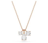 Mesmera pendant, Mixed cuts, White, 18K rose gold finish