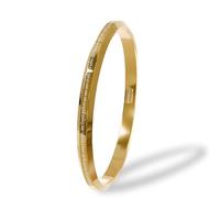 Mesmerize 9 Verse Hanuman Chalisa Kada | Stainless Steel Religious Bracelet for Men | Micro-Carved Hindu Kada | Waterproof, Anti-Tarnish & Hypoallergenic | 6 Months Warranty., M - 2/8 : 63.1 mm Inner