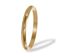 Mesmerize Pure Stainless Steel Sikh Kada Bracelet for Men| Round Curved Gloss Finish | Anti-Tarnish, Rust-Proof, Hypoallergenic | Spiritual Kada for Men, L, Metal