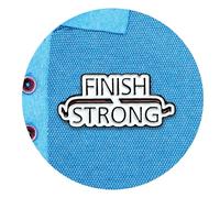 meSNAPS Enamel Pins, Shut Up, I’m Not Almost There, 1 pc - Decorative, Funny Enamel Pins for Clothes, Bags, Shoes, Hats, Backpacks - Reusable No-Pin Fasteners - Personalizable Charms for Kids & Adults