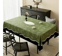 Mesnt PVC Banquet Tablecloths, Dark Green