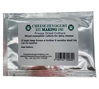 Mesophilic Cheese Culture, Essential Starter for Soft and Hard Cheese, Cheddar, Brie, Feta at Home, DIY Cheese Making Supplies, Freeze Dried Cheese Culture