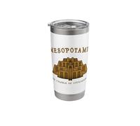 Mesopotamia Ancient Ziggurat Stainless Steel Insulated Tumbler