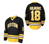 MESOSPERO Happy Gilmore Jersey 18 Adam Sanders 1996 Hockey Jersey Stitched Mesh Polyester Men's Ice Hockey Shirt S-3XL, 18 Black, Medium