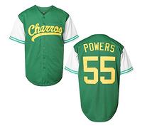 MESOSPERO Kenny Powers Baseball Jersey #55 Myrtle Beach Mermen Stitched Men Movie Baseball Jersey Blue Green S-3XL, 55 Green, XL