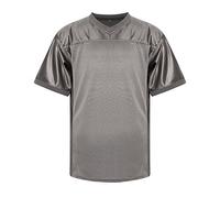 MESOSPERO Men's Football Jersey Blank Football Practice Jersey for Athletic Training and Daily Leisure, Grey, 3XL