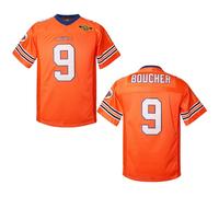 MESOSPERO Youth Bobby Boucher Jersey 9 The Waterboy Sandler 50th Anniversary Movie Football Jersey for Boy's Girl's Orange, Youth-9 Orange, Medium